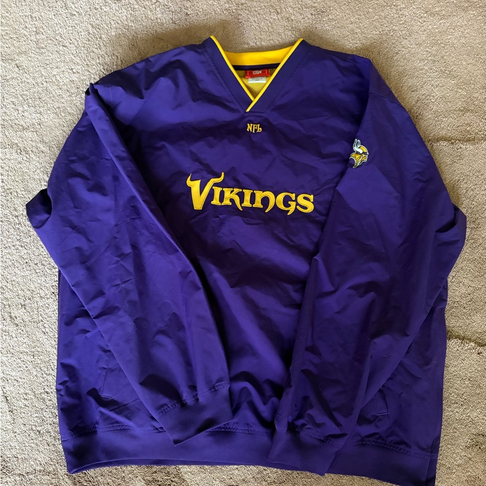 Minnesota Vikings NFL Pullover Sweater Jacket‎
